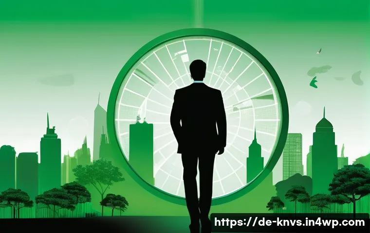 윤리적 투자 관련 협회 및 단체 소개 - **Prompt for Transparency in Green Finance:**
"A visually striking depiction of an adult, gender...